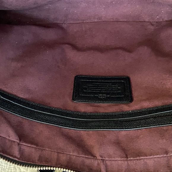 Coach all leather unisex briefcase - Picture 10 of 14